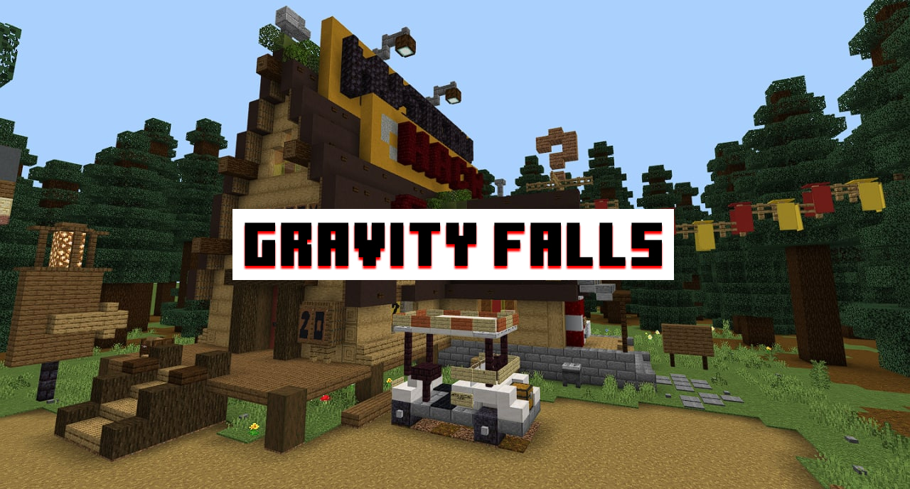 Gravity Falls map for Minecraft PE 1.18