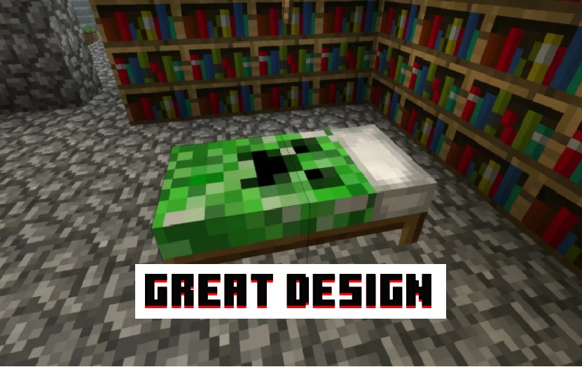 Designed beds for Minecraft PE