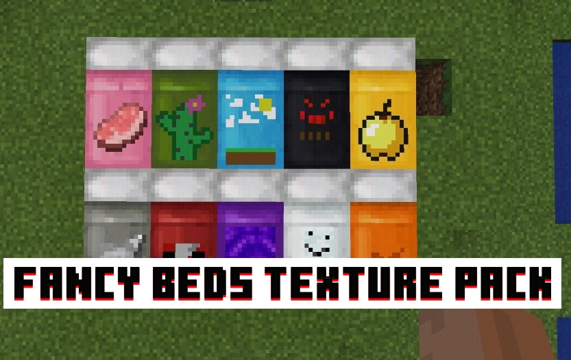 Fancy beds texture pack Minecraft PE