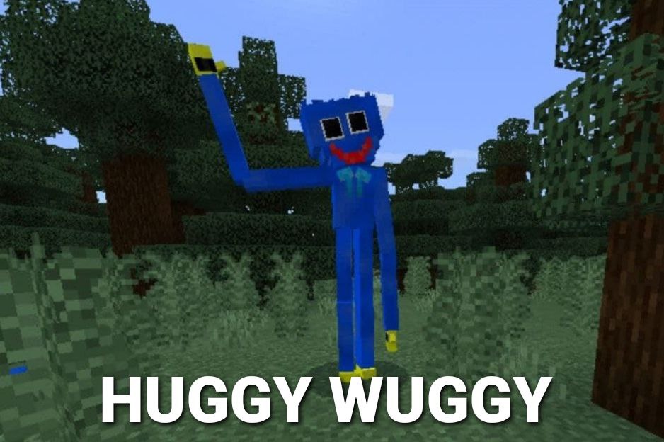 Huggy Wuggy Mod for Minecraft PE 1.19 and 1.19.20