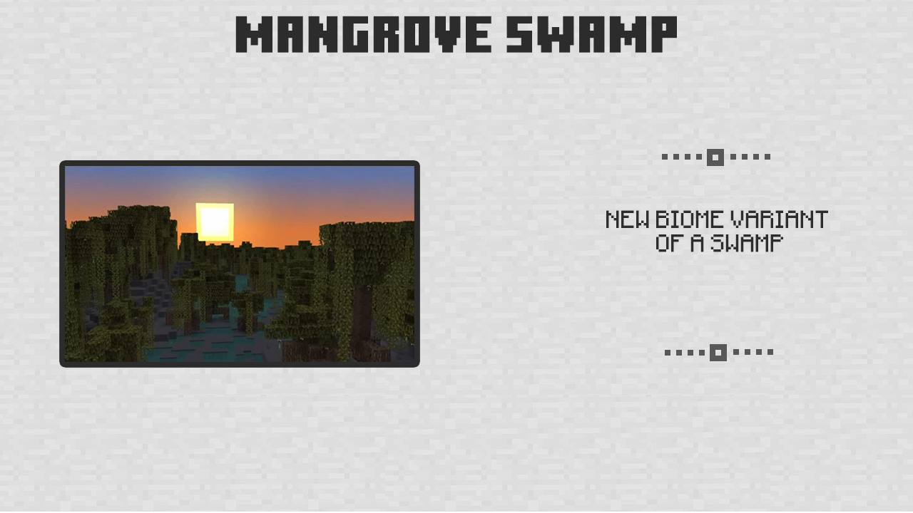 Mangrove Swamp in Minecraft PE 1.19