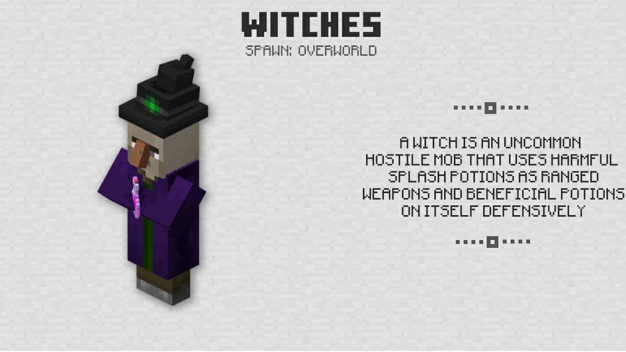 Witches from Minecraft 0.14