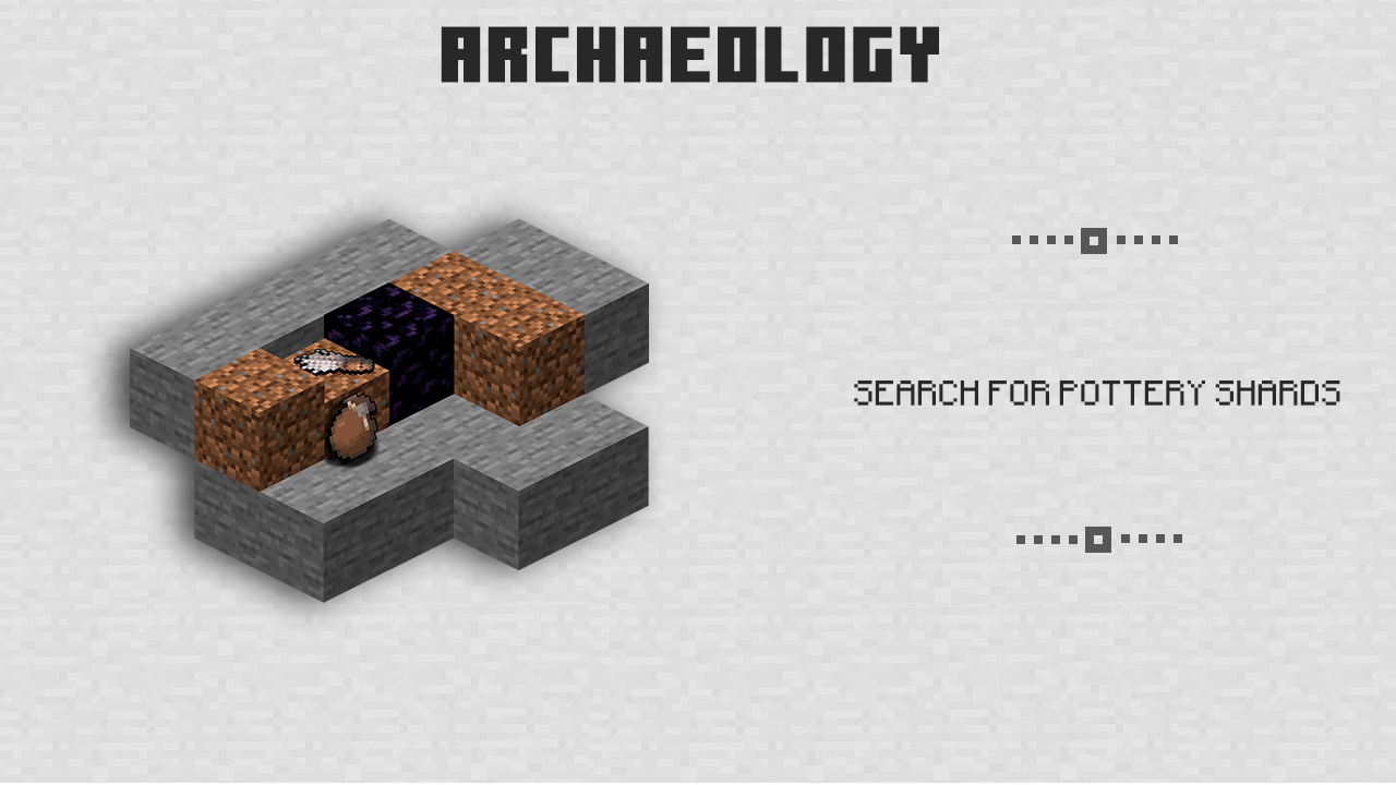 Archaeology from Minecraft PE 1.20