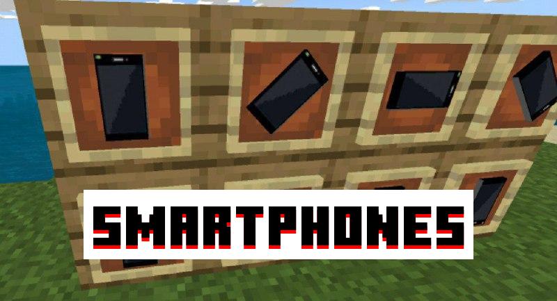 Smartphone from iOS Mod for Minecraft PE